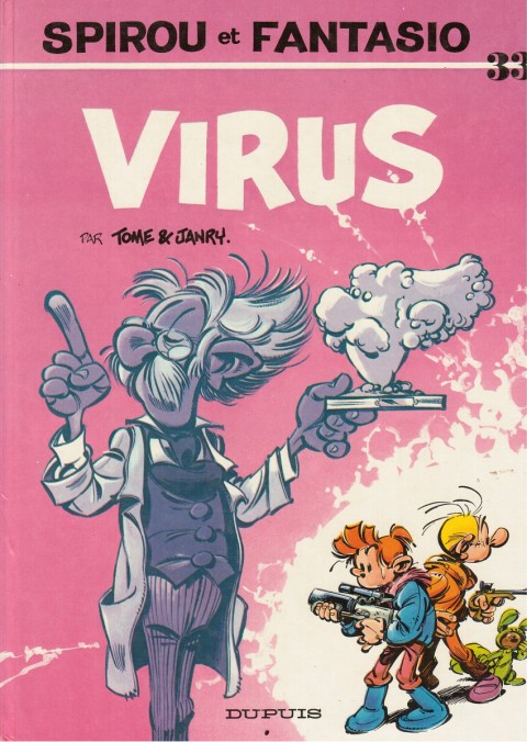 Couverture de l'album Spirou et Fantasio Tome 33 Virus