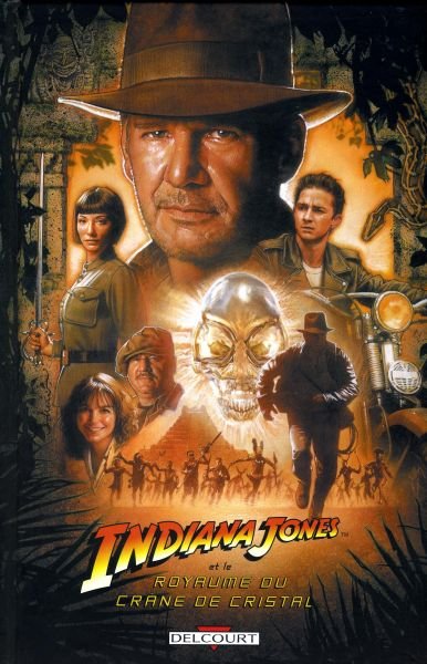 Couverture de l'album Indiana Jones Tome 4 Le royaume du crâne de cristal