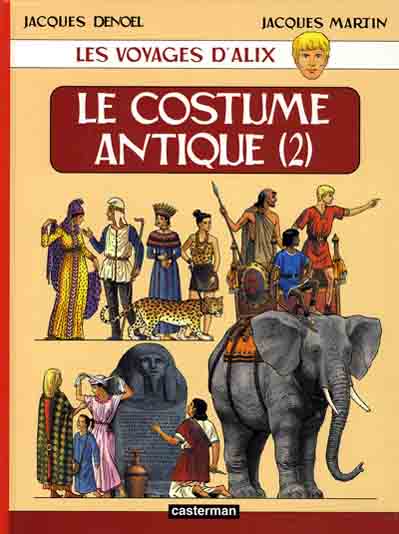 Couverture de l'album Les Voyages d'Alix Tome 10 Le Costume antique (2)