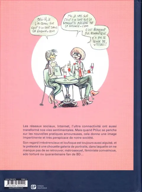 Verso de l'album Questionnements sur l'amour moderne www.chopadonf.com