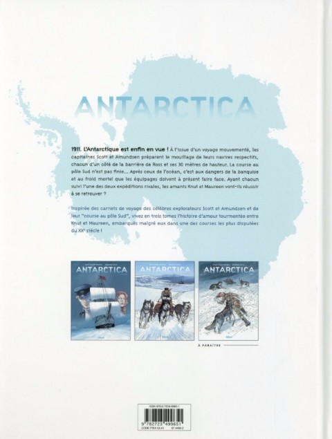 Verso de l'album Antarctica Tome 2 Hivernage