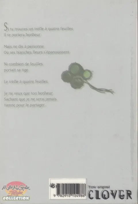 Verso de l'album Trèfle Vol. 2