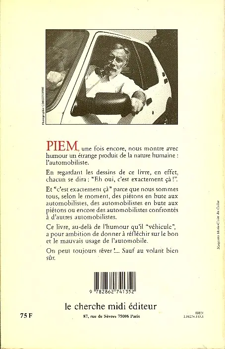 Verso de l'album Les mordus Les mordus de l'automobile