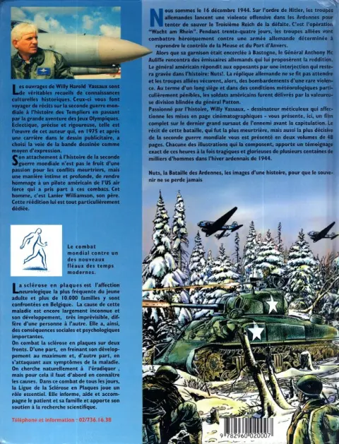 Verso de l'album Nuts ! - La Bataille des Ardennes Tome 1 L'Offensive
