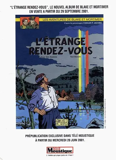 Verso de l'album Blake et Mortimer Tome 6 La marque jaune