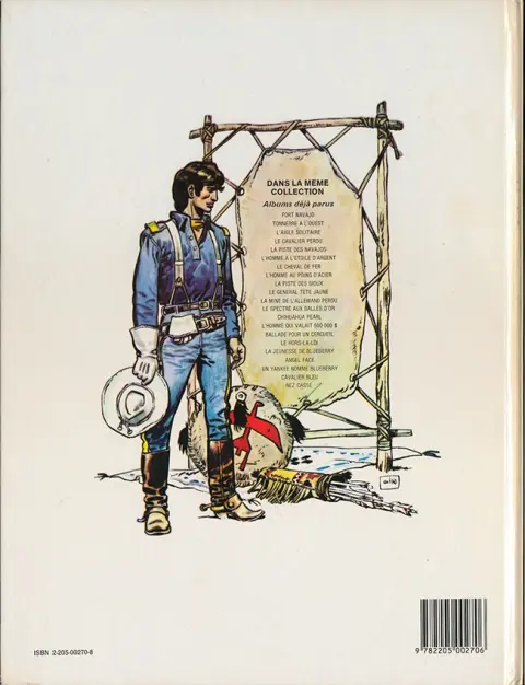 Verso de l'album Blueberry Tome 4 Le cavalier perdu