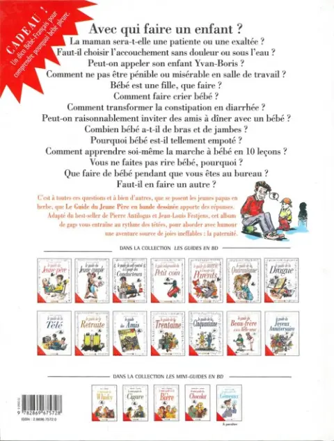 Verso de l'album Le Guide Tome 1 Le guide du jeune père