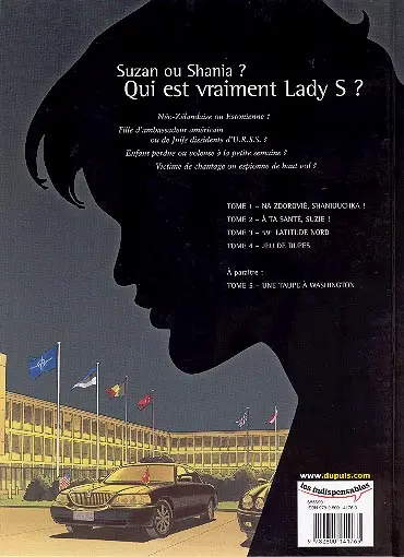 Verso de l'album Lady S. Tome 1 Na zdorovié, Shaniouchka !