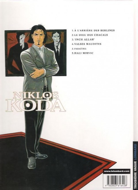 Verso de l'album Niklos Koda Tome 3 'Inch Allah'