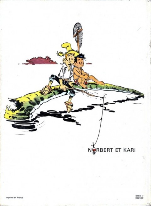 Verso de l'album Norbert et Kari Tome 5 L'élection