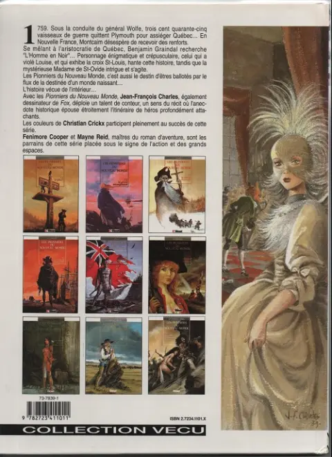 Verso de l'album Les Pionniers du Nouveau Monde Tome 5 Du sang dans la boue
