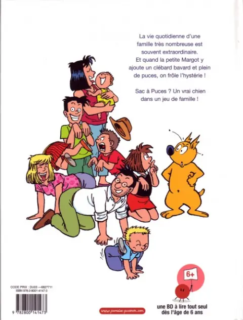 Verso de l'album Sac à puces Tome 3 Gare à ta truffe !