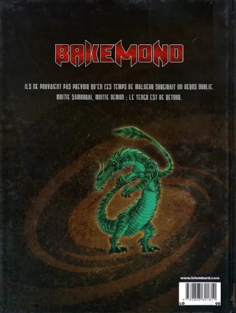 Verso de l'album Bakemono Tome 1 Le serment du Tengu