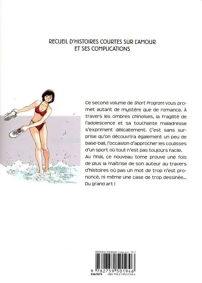 Verso de l'album Short program Volume 2
