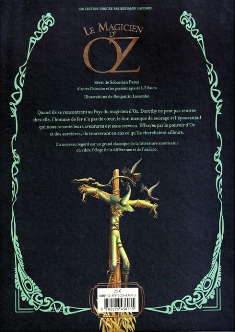 Verso de l'album Le Magicien d'Oz