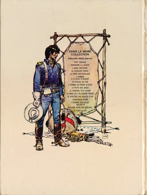 Verso de l'album Blueberry Tome 16 Le hors la loi