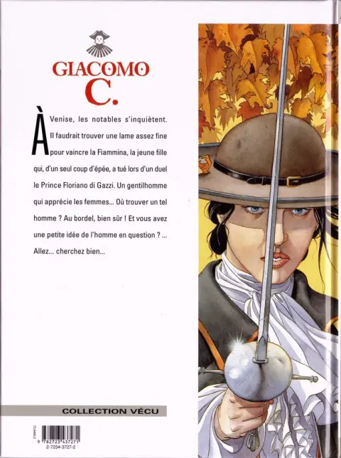 Verso de l'album Giacomo C. Tome 12 La Fiammina