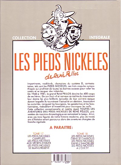 Verso de l'album Les Pieds Nickelés Tome 16