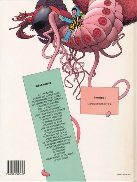Verso de l'album Le Vagabond des Limbes Tome 25 Le petit clone