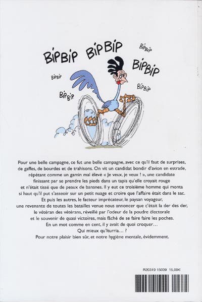 Verso de l'album Iturria - Dessins Sud-Ouest Dessins 2006-2007 - Ça empire