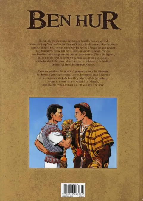 Verso de l'album Ben Hur Tome 1 Livre premier : Messala