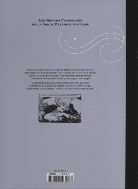 Verso de l'album Les Grands Classiques de la Bande Dessinée Érotique - La Collection Tome 16 La belle éplorée et autres histoires