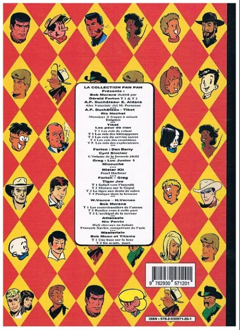 Verso de l'album Bob Binn Bobbinn contre X.Y.Z !