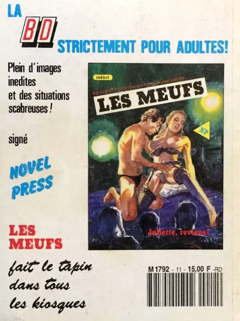 Verso de l'album Maniak Tome 11 Saloperie de chatte