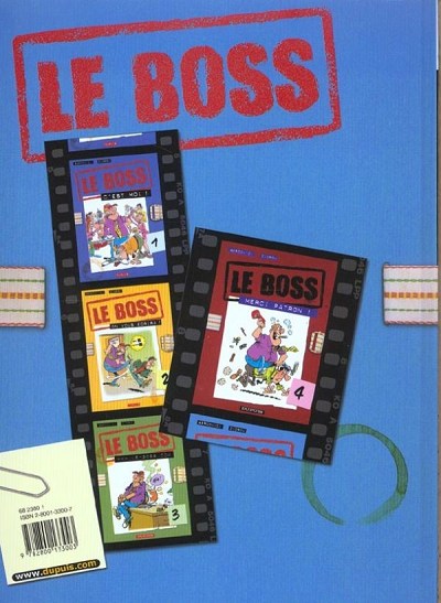 Verso de l'album Le Boss Tome 5 Signez ici !