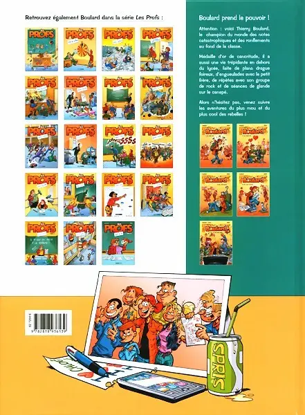 Verso de l'album Boulard Tome 5 En mode geek