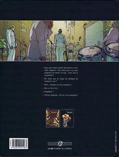 Verso de l'album Bourbon Street Tome 2 Tournée d'adieux