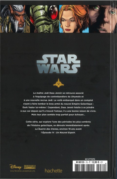 Verso de l'album Star Wars - Légendes - La Collection Tome 70 Dark Times - VI. Une Lueur d'Espoir