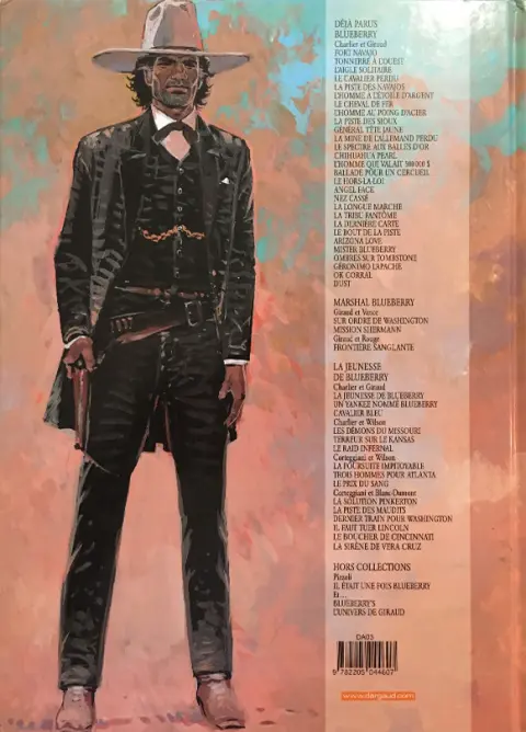 Verso de l'album Blueberry Tome 24 Mister Blueberry