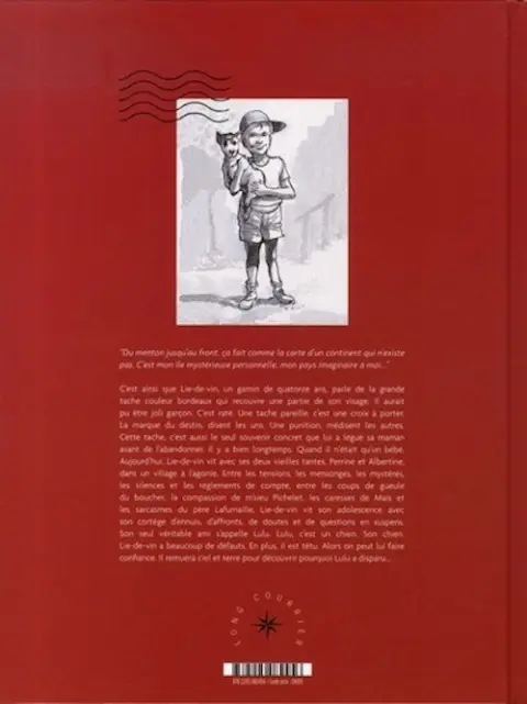 Verso de l'album Lie-de-vin