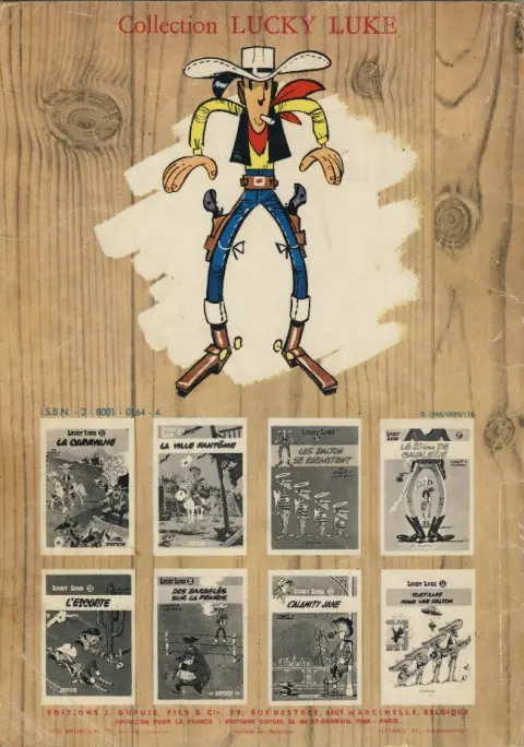 Verso de l'album Lucky Luke Tome 21 Les collines noires