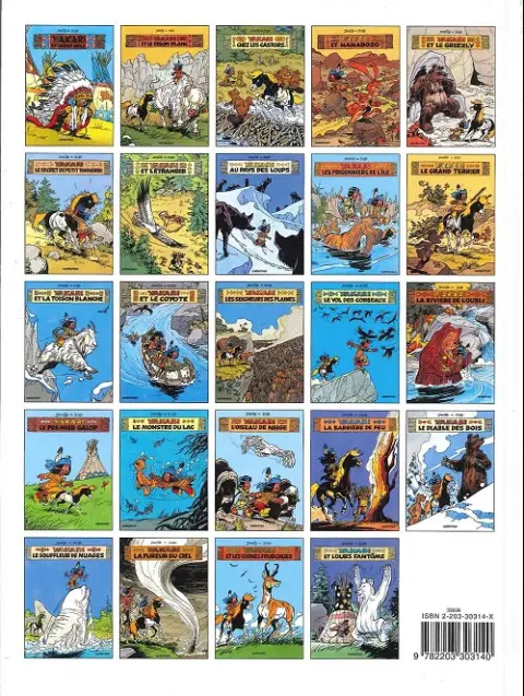 Verso de l'album Yakari Tome 14 Le vol des corbeaux