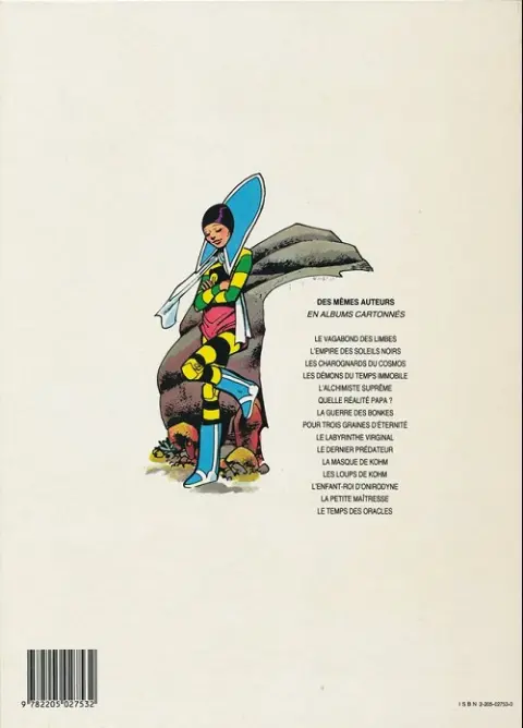 Verso de l'album Le Vagabond des Limbes Tome 11 Le masque de Kohm