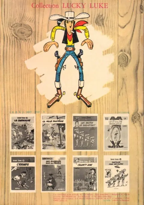 Verso de l'album Lucky Luke Tome 22 Les Dalton dans le blizzard
