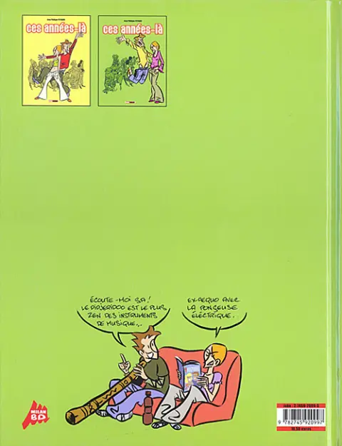 Verso de l'album Ces années-là Tome 2