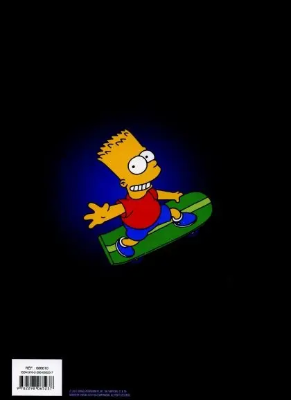 Verso de l'album Les Simpson Tome 14 Trop top pour la télé !