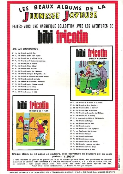 Verso de l'album Les Pieds Nickelés Tome 30 Les pieds nickelés en pleine bagarre