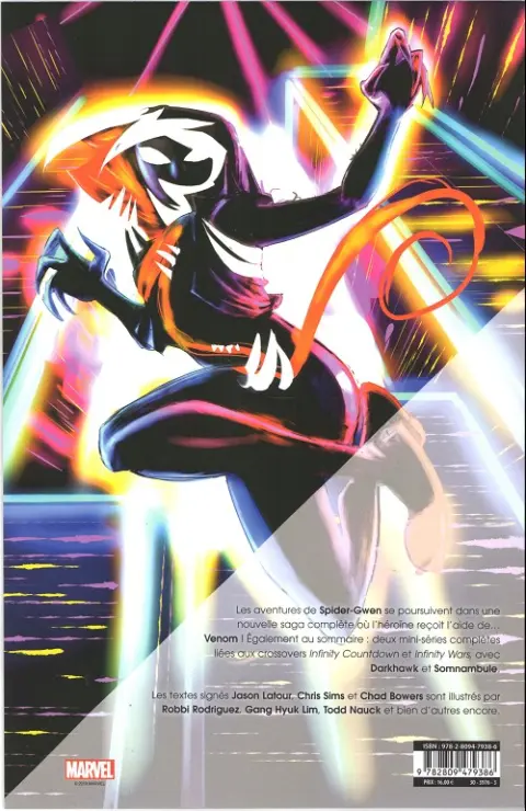 Verso de l'album Marvel Heroes Tome 7 Le rapace noir