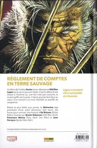 Verso de l'album Old Man Logan 1 Le chasseur et le chassé