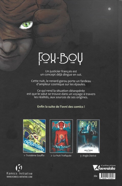 Verso de l'album Fox-Boy Komics Initiative Tome 2 La Nuit Trafiquée