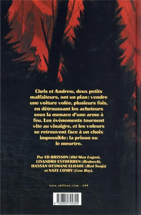 Verso de l'album Catch & Release Rapport d'Homicide