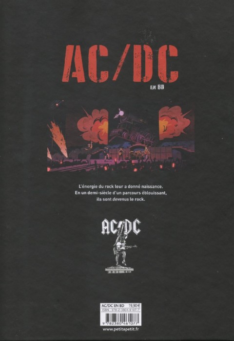 Verso de l'album AC/DC en BD