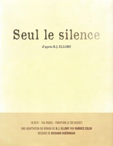 Verso de l'album Seul le silence