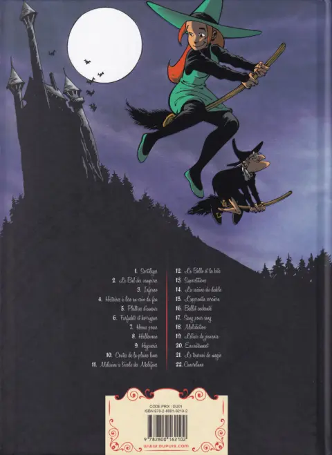 Verso de l'album Mélusine Tome 12 La belle et la bête