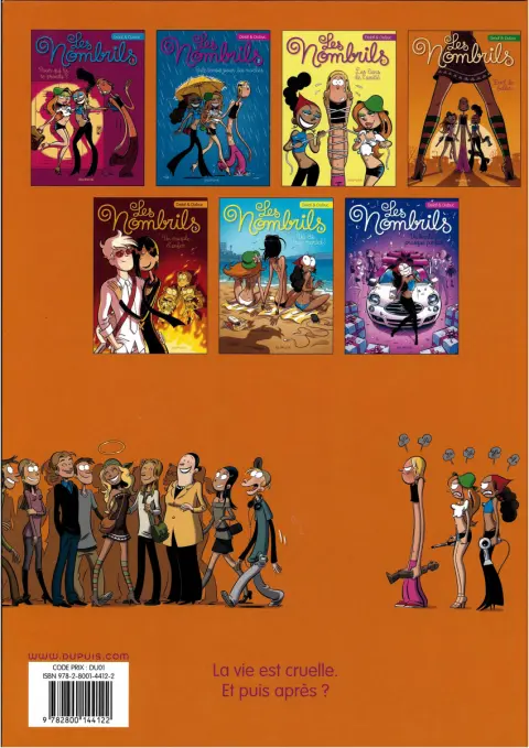Verso de l'album Les Nombrils Tome 4 Duel de belles