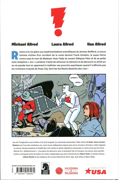 Verso de l'album Madman Intégrale 1